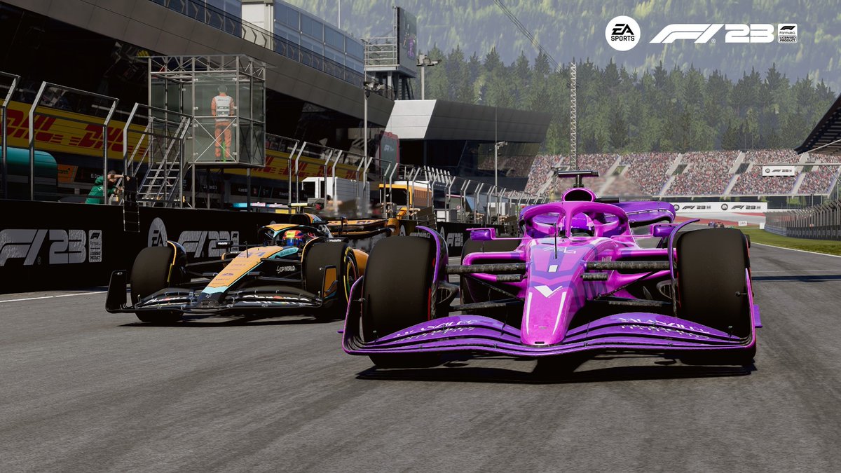 LolaClemntine's tweet photo. Lead by McLaren
#F123Game #F123 #F1Photography #F1Photo #ArtisticofSociety #VGPUnite #VirtualPhotography #WorldofVP #ARTSSnapmatic #StonedFlowers #Codemasters #EASports #ElectronicArts https://t.co/8JYiaBCsuJ
