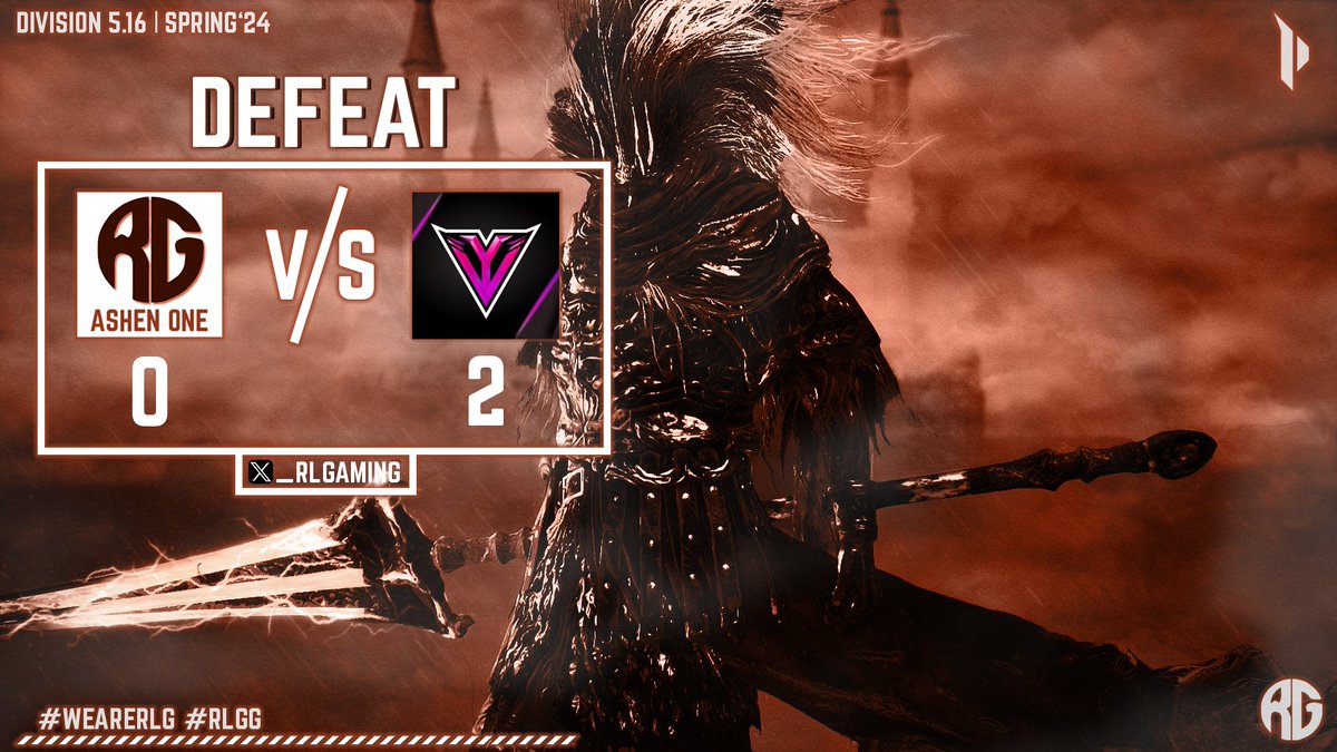 _RLGaming's tweet photo. GG @VenaryEU
Da muss sich auch unser #AshenOne Roster geschlagen geben, stark gespielt von den Gegnern!🫡
Aber wir stehen nach der Niederlage wieder auf und kommen stärker zurück!
Unserer Community Support gibt uns Kraft!🤎
#PrimeLeague | #WeAreRLG | #RLGG https://t.co/cpf32KCzCl