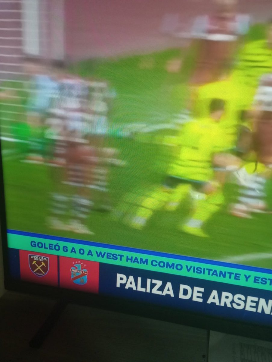 pasaron de descender a clavarle 6 al west ham, ejemplar lo de arsenal👏
