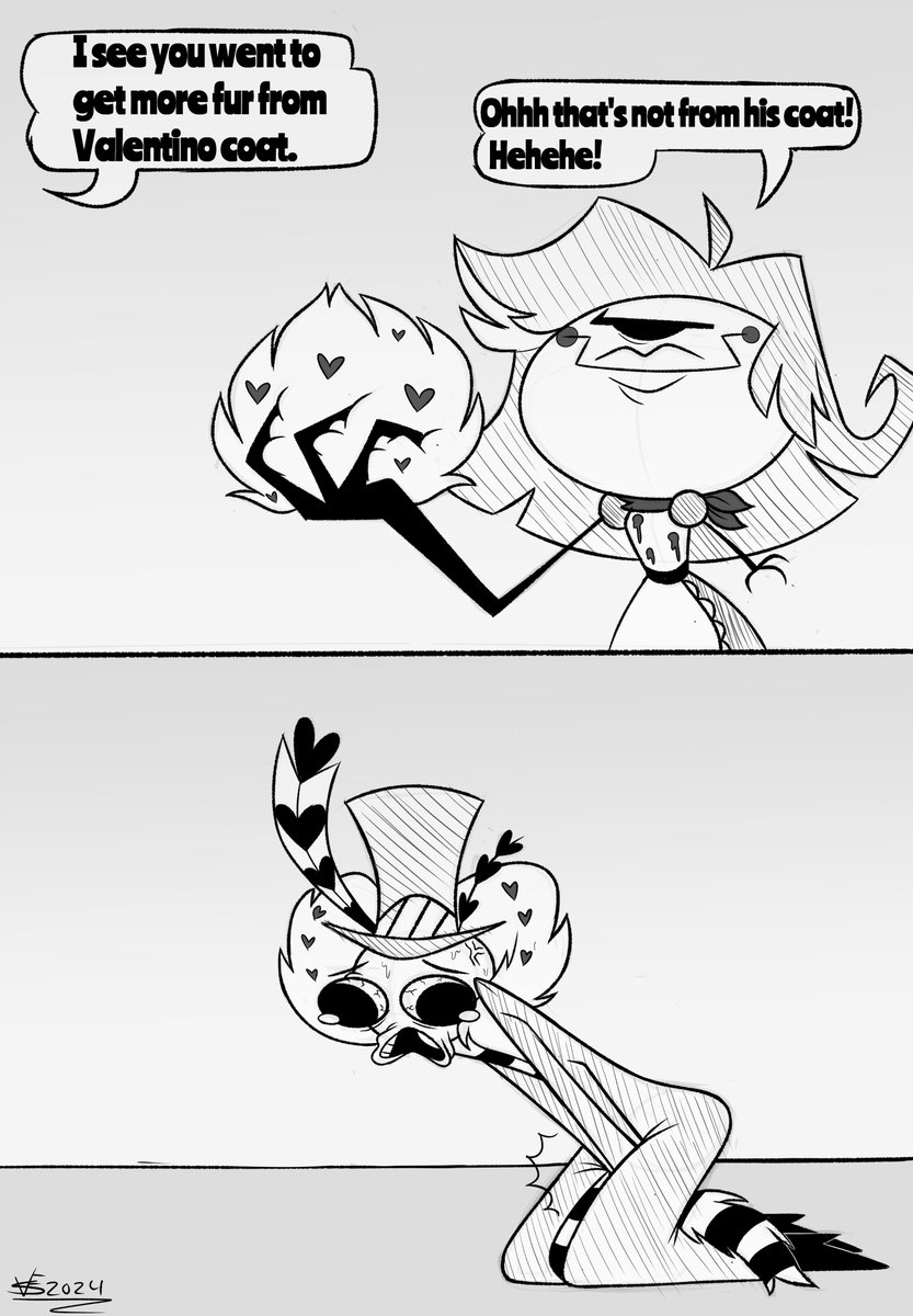 Ouch but he had it coming
#HazbinHotel #HazbinHotelValentino #fanart #Niffty