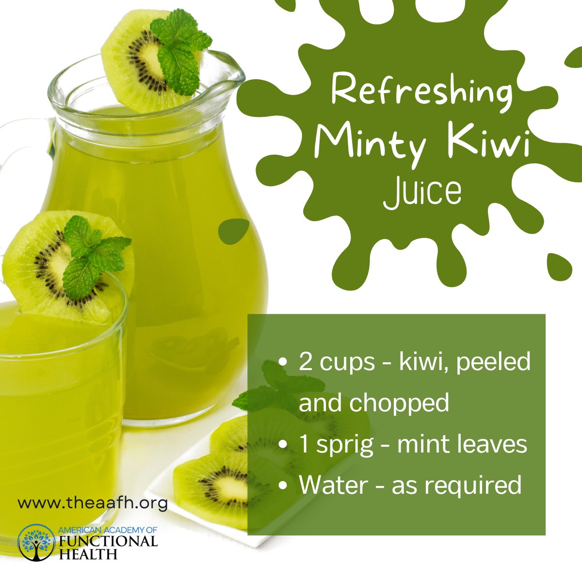 Do you need something refreshing for this hot summer? 🤔

Try this Minty Kiwi Juice, is absolutely amazing. 😍

#refreshing #mint #kiwi #kiwijuice #healthychoice #summerdrink #deliciousdrink #aafh