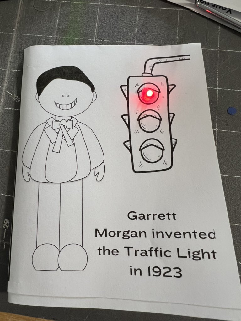 My #BlackHistoryMonth2024 project for tomorrow! <a href="/CodeJoyEdu/">CodeJoy</a> <a href="/chibitronics/">chibitronics</a> <a href="/InfyFoundation/">Infosys Foundation USA</a> #infyPathfinders #papercircuits