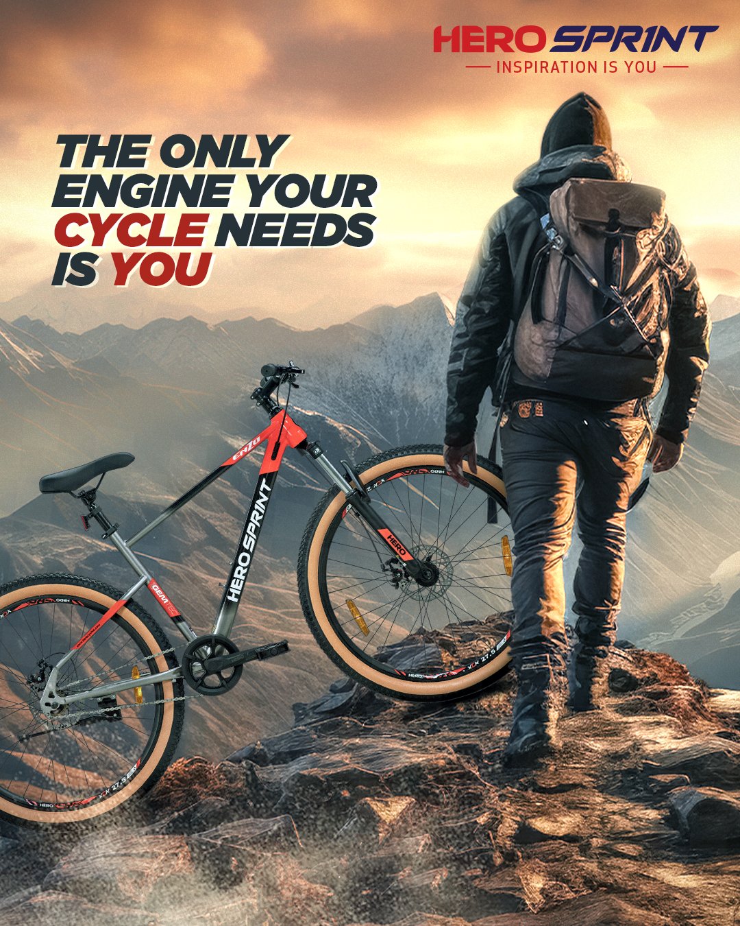 Hero Cycles on X The HERO within you is the engine of every ride Fuel your journey with determination and passion HeroCycles WeekendRides Cyclinglife CyclingClub BikingStories CyclingStories https t.c...