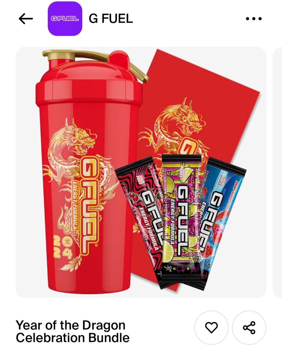 BestFC_Gamer's tweet photo. @GFuelEnergy had to swipe me the year of the dragon #Gfuel
But can't forget to represent my FAVORITE Gfuel ambassador @Fartahcus with using code "Fartahcus" so save me a little cash while doing. https://t.co/Cnker59jlo