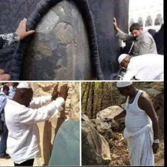 Joe__Bassey's tweet image. As an African, you travel to Israel to pray on a wall. This is called pilgrimage and you automatically earn the title of JP. 

As an African, you travel to Saudi to pray on a black stone. This is called Hajj and you automatically earn the title of Alhaji. 

As an African, you…