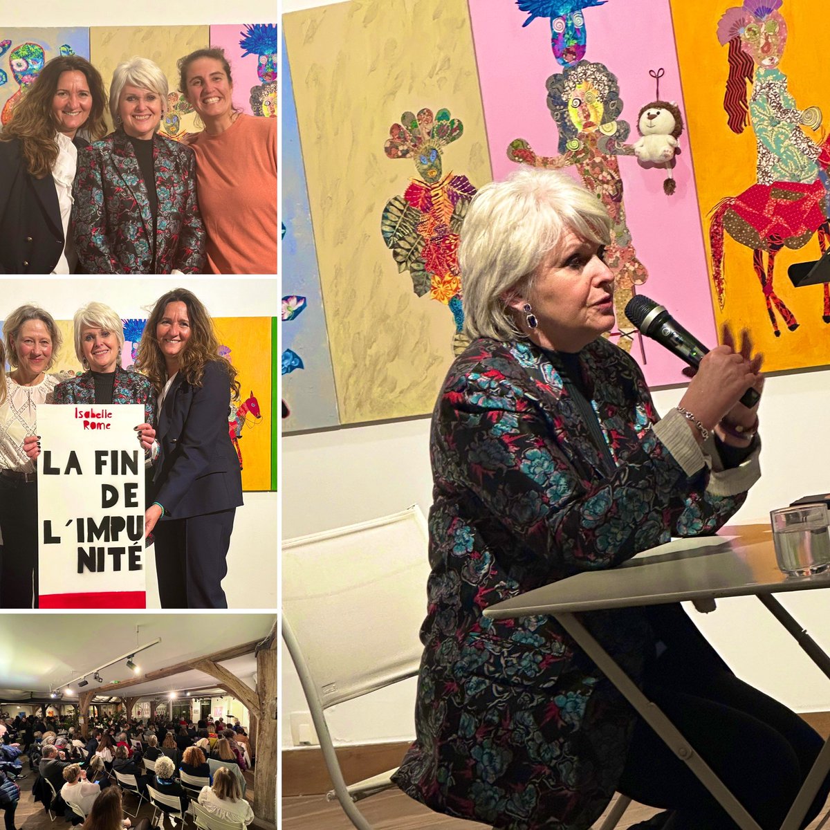 Elisabeth Richard (@elisabeth_rchrd) on Twitter photo Magnifique lancement du dernier livre d’<a href="/RomeIsabelle/">Isabelle Rome</a> « La fin de l’impunité ». 🙏🙏🏽<a href="/sophybou/">SOPHIE BOUREL</a> pr la lecture de certains passages difficiles mais si importants pr bien comprendre la situation des violences faites aux femmes. A lire sans modération <a href="/EditionsStock/">Éditions Stock</a> <a href="/Librairiefemmes/">Librairie Des femmes</a> Magnifique lancement du dernier livre d’<a href="/RomeIsabelle/">Isabelle Rome</a> « La fin de l’impunité ». 🙏🙏🏽<a href="/sophybou/">SOPHIE BOUREL</a> pr la lecture de certains passages difficiles mais si importants pr bien comprendre la situation des violences faites aux femmes. A lire sans modération <a href="/EditionsStock/">Éditions Stock</a> <a href="/Librairiefemmes/">Librairie Des femmes</a>