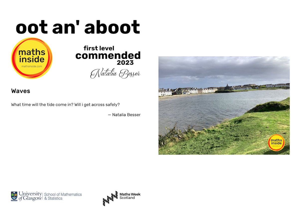 mathsinside's tweet image. *Waves* — Natalia Besser (P2) @portellenps — First Level Commended Entry 📸🎉 

@mathsinside #mathsinside #mathsinsideInMotion #maths #PhotoContest #MathsWeekScot @UofGlasgow @UofGMaths_Stats @mathsweekscot @tentivetodetail