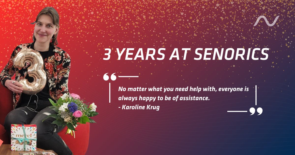 senorics's tweet photo. Last month, Senorics’ QM and HR Assistant Karoline celebrated her 3rd #anniversary at Senorics and we want to thank her once again for her #dedication and hard work 🙌🙏 https://t.co/vmgbWiQJWu