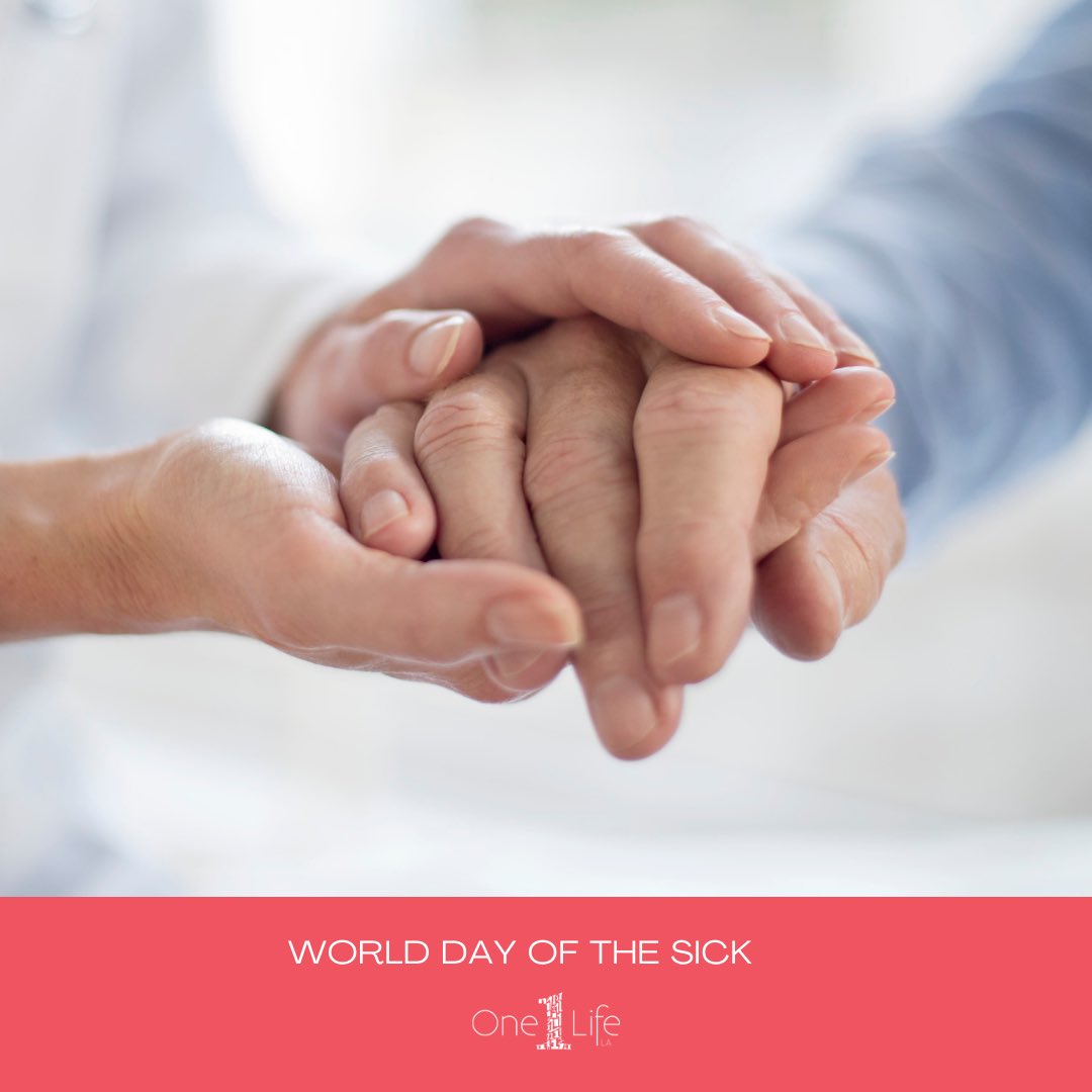 1lifela's tweet photo. “The sick, the vulnerable and the poor are at the heart of the Church; they must also be at the heart of our human concern and pastoral attention. May we never forget this!” Pope Francis #WorldDayoftheSick #caringforthewholeperson #accompaniment #onelifela https://t.co/JqDzXRhh9v