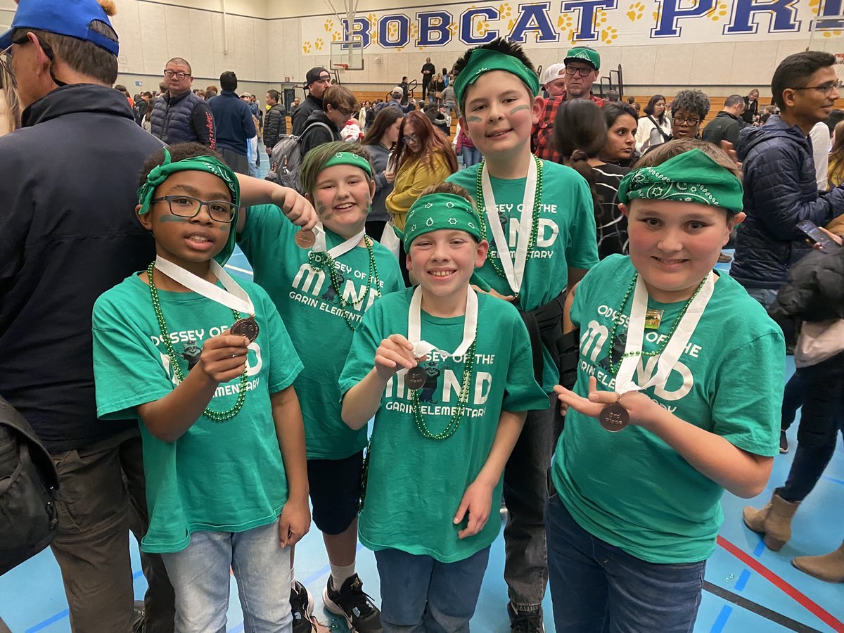 The Garin Odyssey of the Mind team earned 3rd place in the qualifying tournament, and they’ll compete in the state championship next month! <a href="/deatonbusd/">Dr. Dana Eaton</a> <a href="/ges_msmartin/">GES Ms. Martin</a> <a href="/kjobb7/">Kirsten Jobb</a>