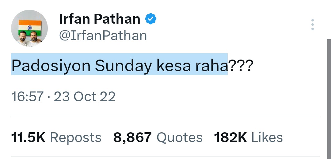 Sports_Himanshu's tweet photo. What kind of positive attitude was this mate in November 2022? 

That's where the problem has begun in Indian cricket. Characters who should have been guiding force in developing the youngsters are either busy trolling Pakistan or winning trophies on paper. 

Whenever we lose, it's like "at least we reached the final" or "we were better than other teams" to garner social media likes.

We forget that It's not an achievement for India to reach the Final when you are THE BIGGEST board. It's a big defeat when you are the only big Asian country to have not won an ICC trophy in the last 10 years despite boasting all the riches.