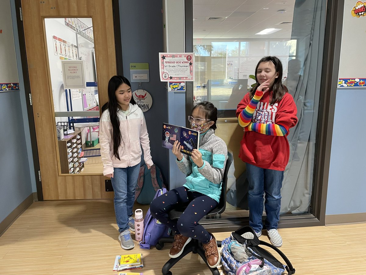 Our awesome BPE Student Council members reading to their younger school mates for #NationalReadAloudDay @BPE_Broncos @LVE_Vikings