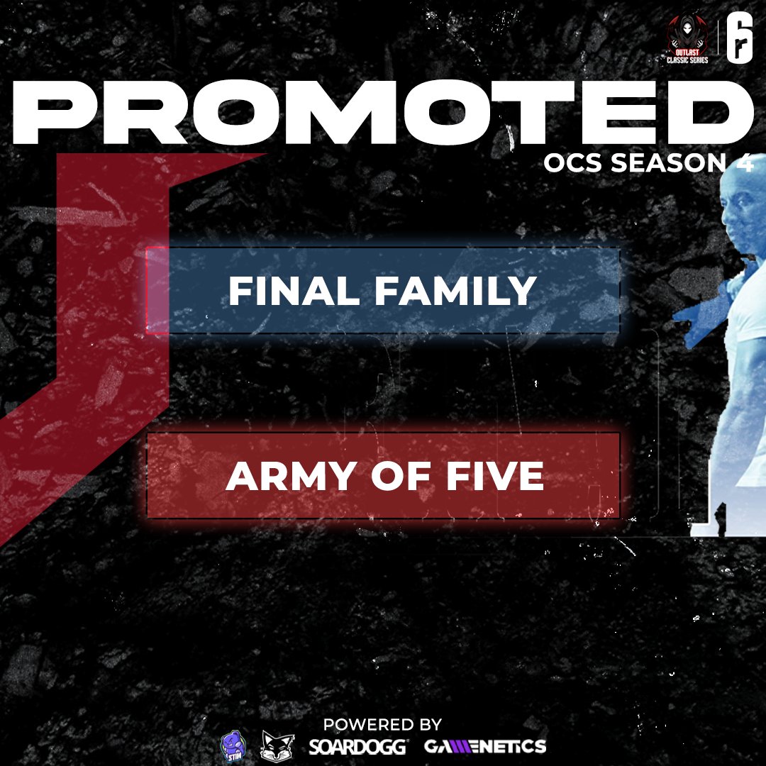 OutlastClassic's tweet photo. PROMOTED from S2 Contenders, to prove that they belong in #OCSClassic
@ItsLui_                    @Dexhiloz 
@YachtBean           @padipdip 
@Chu_R6                  @demntdz 
@RealKentsu          @StockyR6 
@sipzier6                 @cozydvn https://t.co/eRxb3A3tuR