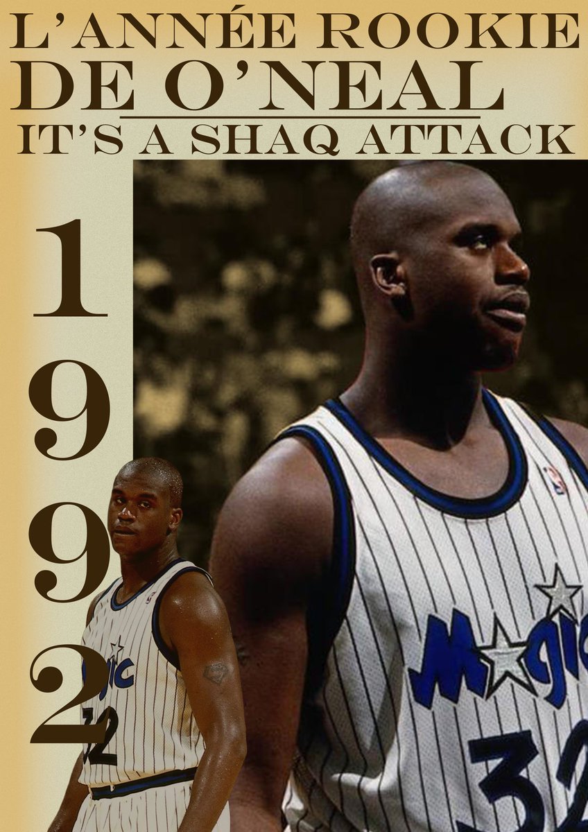 bergkamp_penny's tweet photo. L’ANNÉE ROOKIE DE O’NEAL : IT’S SHAQ ATTACK 🦸🏾‍♂️

En 1992, la ligue a été frappée par un raz de marée, un ouragan du nom de Shaquille O’Neal. Une saison rookie à l’image de sa carrière : iconique. Vous ne croyez pas aux super héros ? Vous allez y croire après ce thread 🔥

ENJOY 🍿 https://t.co/lkT0qBykT6