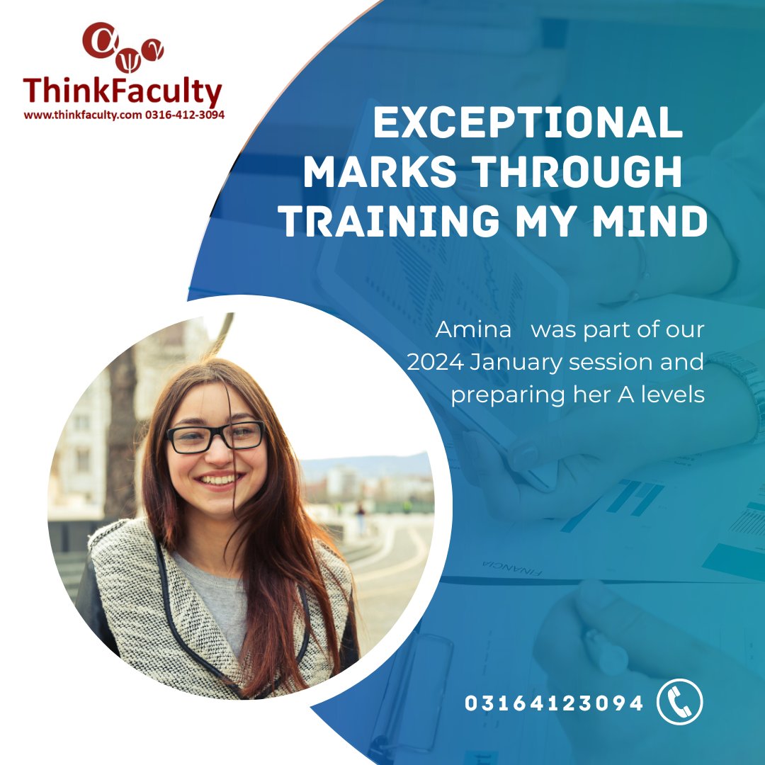 ThinkFaculty's tweet photo. Learn how Amina grew her marks through professional coaching. Click https://t.co/VAXpDuPaek to enroll in the next session https://t.co/Cf7K8hJJGZ