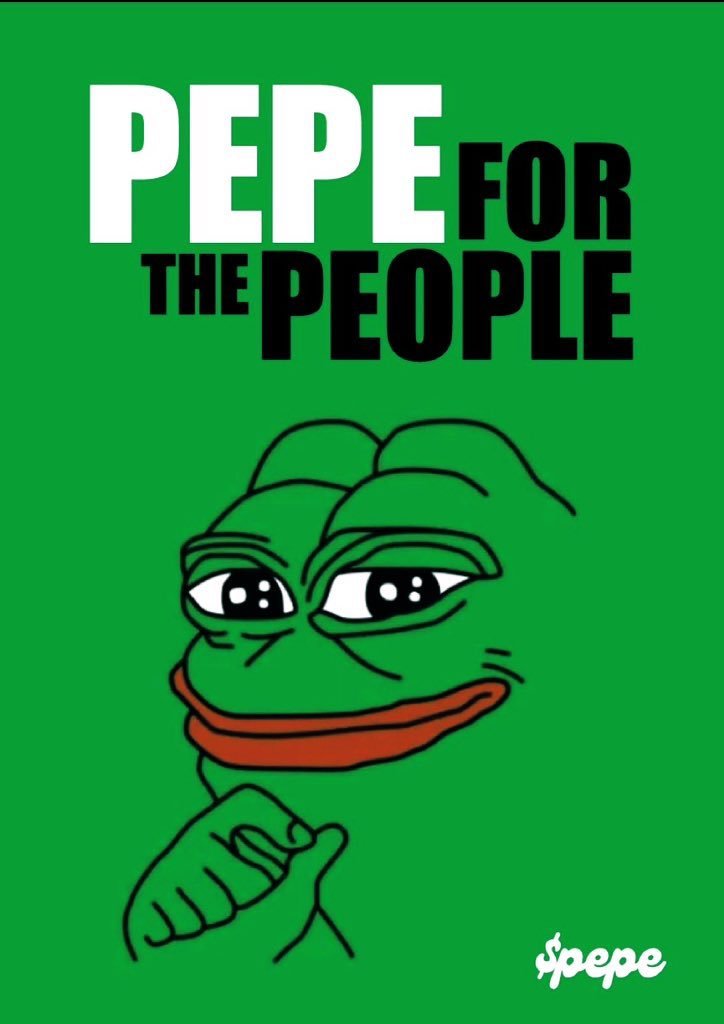 $Pepe by the people for the people on Solana. @SirGMI @EricCryptoman @moneyl0rd @realdogen @Poe_Ether