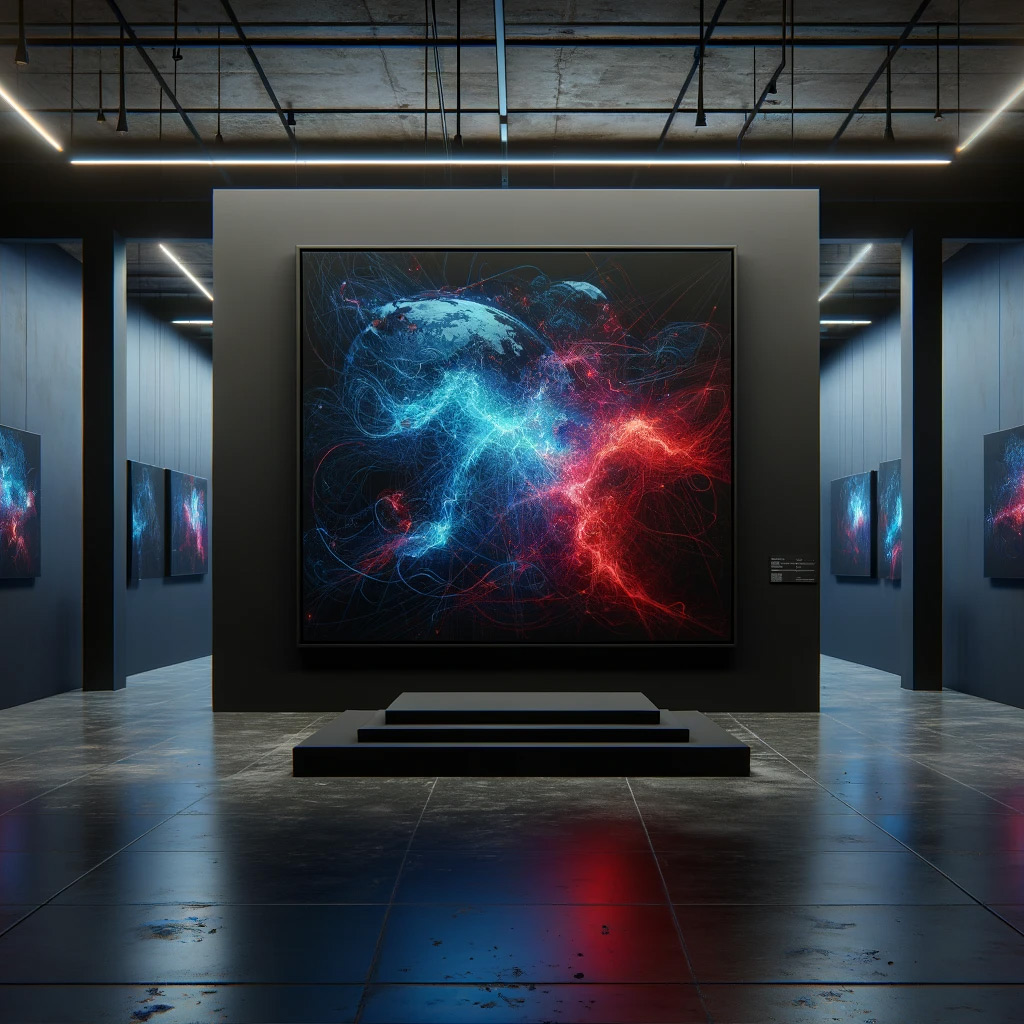 kogokata's tweet photo. N·A·R Neon Algorithmic Renderings
aka
N·A·R Nested Aesthetics Realities
NAR-SQ-027
#aiart #aiartwork #aiartcommunity #aiartists #aiartist #digitalart #generativeart #dalle3 #dalle3art #perception #reality #aineonart #NeonAbstract https://t.co/R6HQnJ7IQF