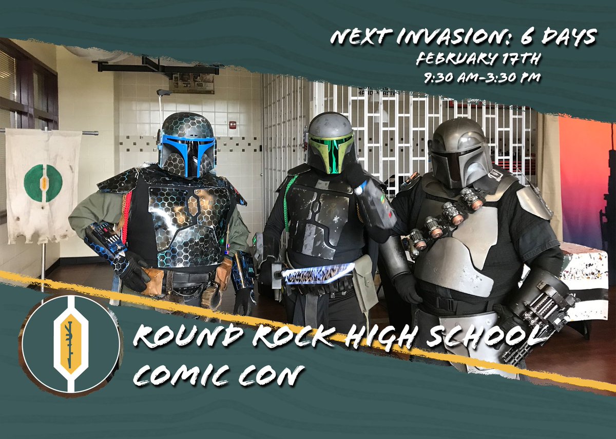 KartaBeskar's tweet photo. Less than a week away from our next invasion! If you want to learn how to build armor come out and see us at our booth or at our panel! #themandalorian #familyismorethanblood #youarenotalone #mmcc #starwars #starwarscosplay #babyyoda #mercs #kartabeskar #mandalorianmercs #austin https://t.co/fOl1yFwjck