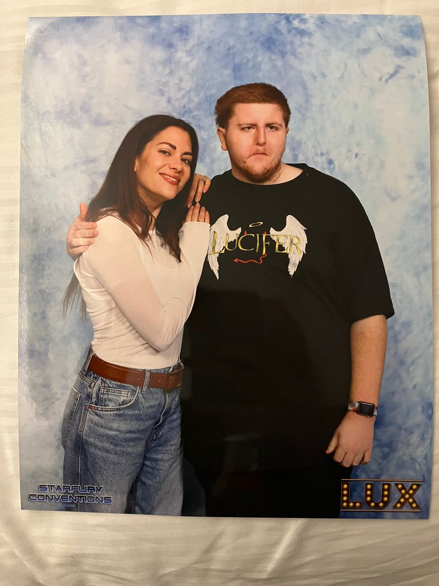 benlovesella's tweet photo. I had a great time at my first convention @starfuryevents lux-lucifer thank to my mum @TeamTom10 for giving me the opportunity to come to it https://t.co/X7icvjlD9M