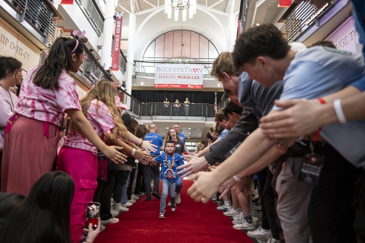 We love how BuckeyeThon shares #BuckeyeLove and makes miracles in our community! This year's extraordinary dance marathon raised more than half a million dollars for children battling cancer and blood disorders at @NationwideKids. ❤️