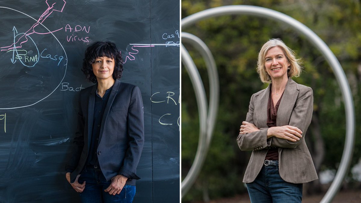 #WomenInScienceDay 
Científicas que admiro: Emmanuelle Charpentier y Jennifer Doudna.
Descubrieron una de las herramientas más revolucionarias en lo que va de este siglo en genómica: las tijeras genéticas CRISPR/Cas9. ✂️🧬