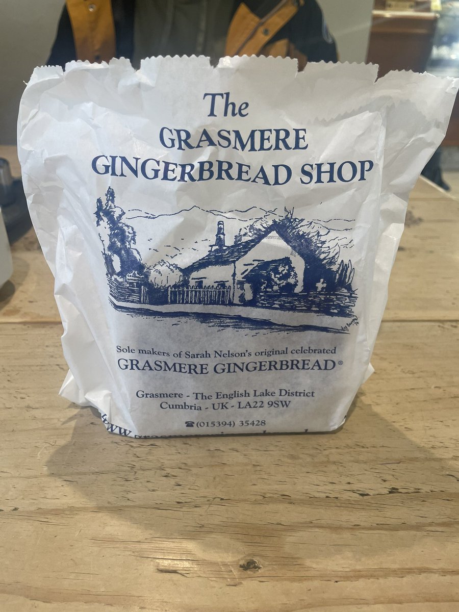 The best gingerbread! Grasmere Gingerbread ✨ #grasmeregingerbread #grasmere #thelakedistrict #lakedistrict #minibreak #gingerbread #food #foodinstagram #bakedgoods