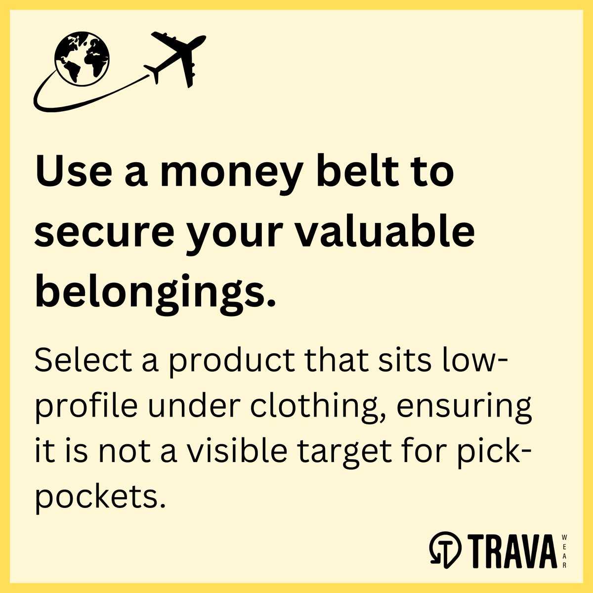 travawear's tweet photo. This week's "Travel Tips Weekly" newsletter “Travel Tip of the Week” focuses on securing your valuable belongings! https://t.co/CGVBCaM7sg
