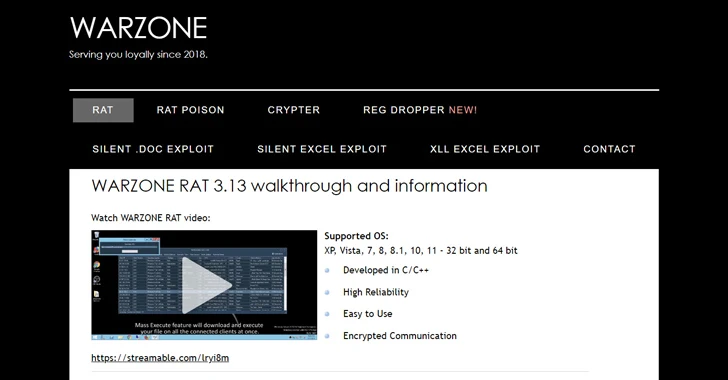 evanderburg's tweet photo. U.S. DoJ Dismantles Warzone RAT Infrastructure, Arrests Key Operators https://t.co/V258EaT5FK https://t.co/FQ9rUx2boL