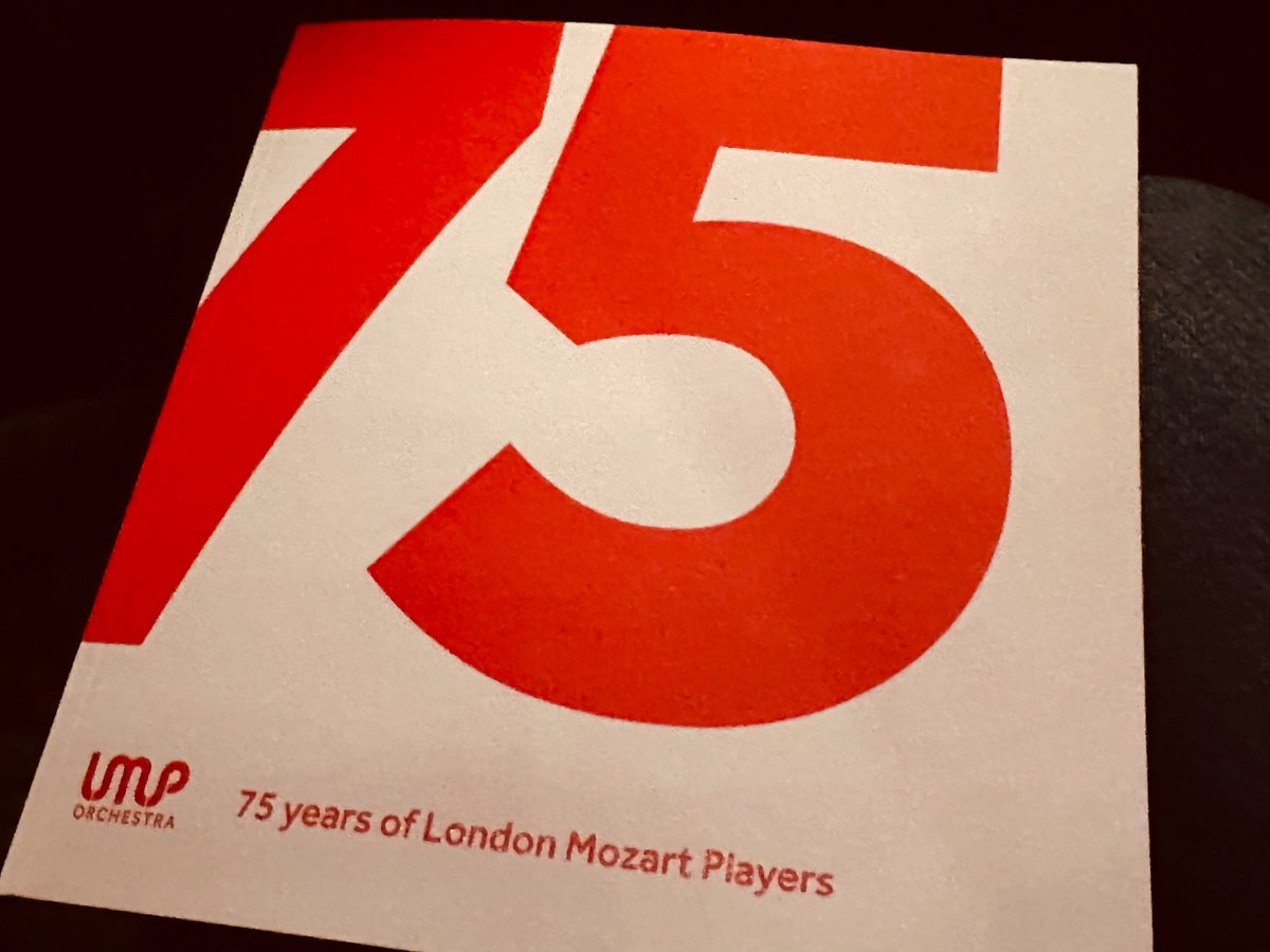 Delighted to have attended the 75th Birthday performance by the fantastically innovative @mozartplayers last night. A privilege to have been associated with them in a very small way over the last few years, which means I know how much passion they have. Here’s to the next 75!