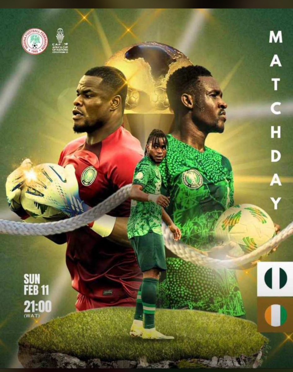 Go eagles 🦅 #AFCON2023Final #AFCON2024 #SuperEagles