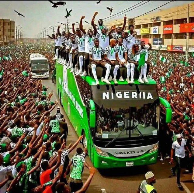 drpenking's tweet photo. Lord please we need something like this in Lagos. Not every time protest protest . God please 🙏#AFCONFinal https://t.co/tIgWeIzFpx