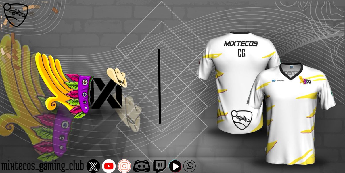 ClubTFCM's tweet photo. ¡Explora el nuevo look de Mixtecos Gaming Club! 🌟 Con una paleta de colores vibrante en blanco y amarillo, nuestra nueva línea gráfica emana frescura y dinamismo. 🎮 Prepárate para destacar con nuestras futuras camisetas, que pronto estarán disponibles para todos. 🚀 https://t.co/wdtlKXVarf