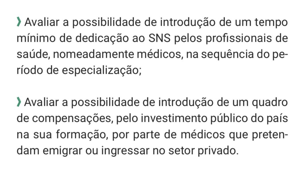 A sentir-me divertido a ler o programa do PS: esta parte só vem confirmar o grau zero de noção. Isto foi pensado e escrito por alguém que quer resolver os problemas do SNS. 
Boa sorte