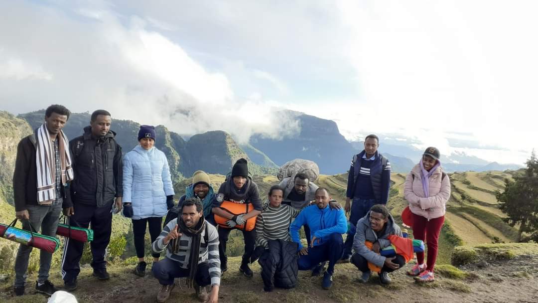 Hadgitourism's tweet photo. Get your hiking shoes on and hit the trails. #Tsibet, the highest peak in #Tigrai and Ferah Imba #Mountain's diverse landscape offers some amazing hiking trails and spectacular views.
#Hadgi #VisitTigrai
📷 Tigrai Hiking Group https://t.co/W1ZrpFeOoi