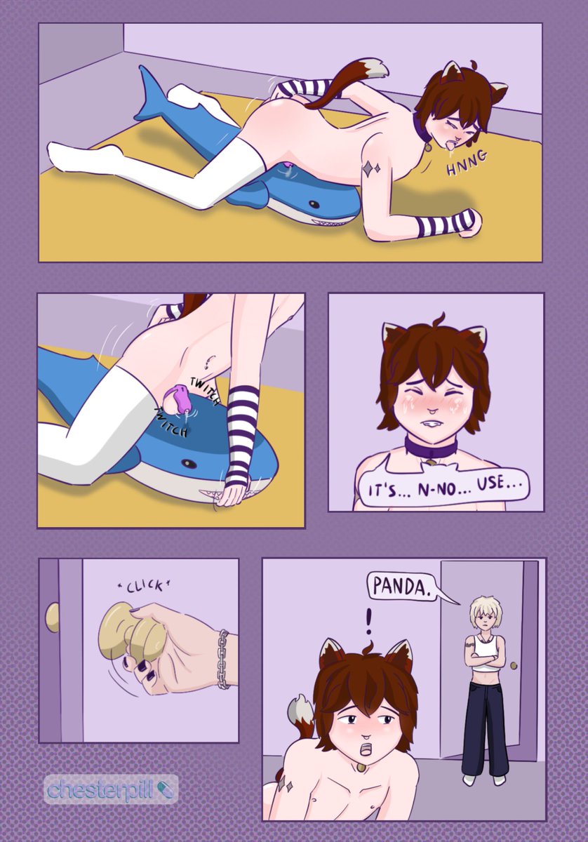 Chesterpill's tweet photo. Catboy comic I drew (1/5) https://t.co/iS3pzOcogW