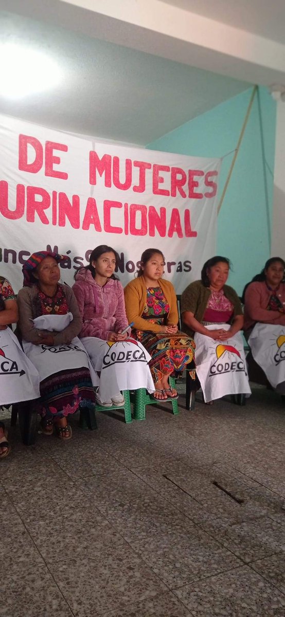 Estado Nación como modelo de saqueo y corrupción, nos hundieron en la pobreza, ahora los pueblos hacemos camino hacia el Estado Plurinacional. Red de mujeres San Juan Ostucancalco Quetzaltenango.