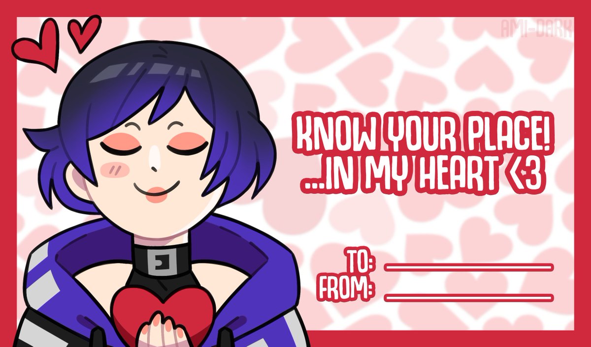 Valentine's Day Card 1/4 Reina 💖 #TEKKEN #TEKKEN8 #ReinaMishima I