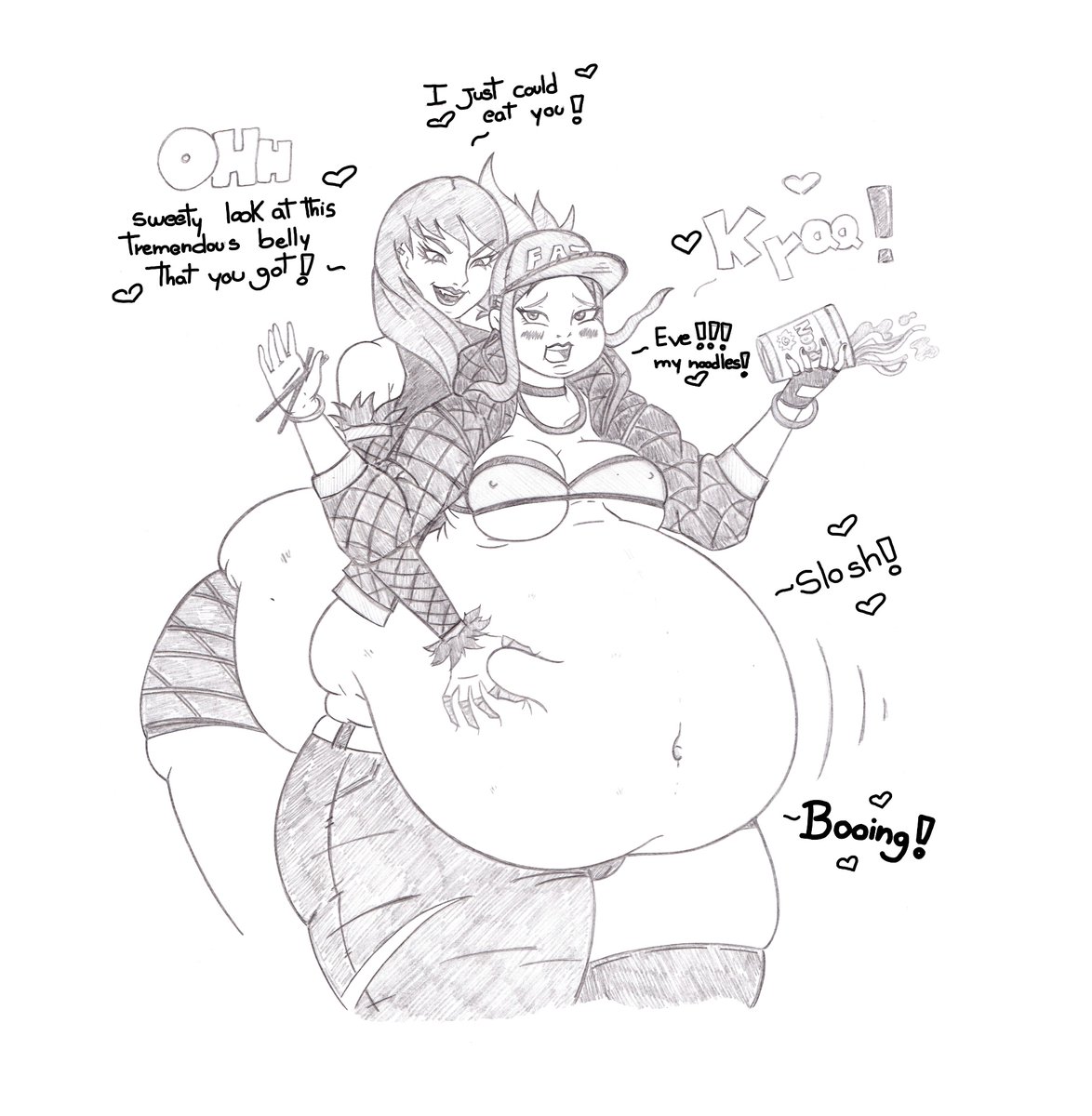 Akali being tested by Eve