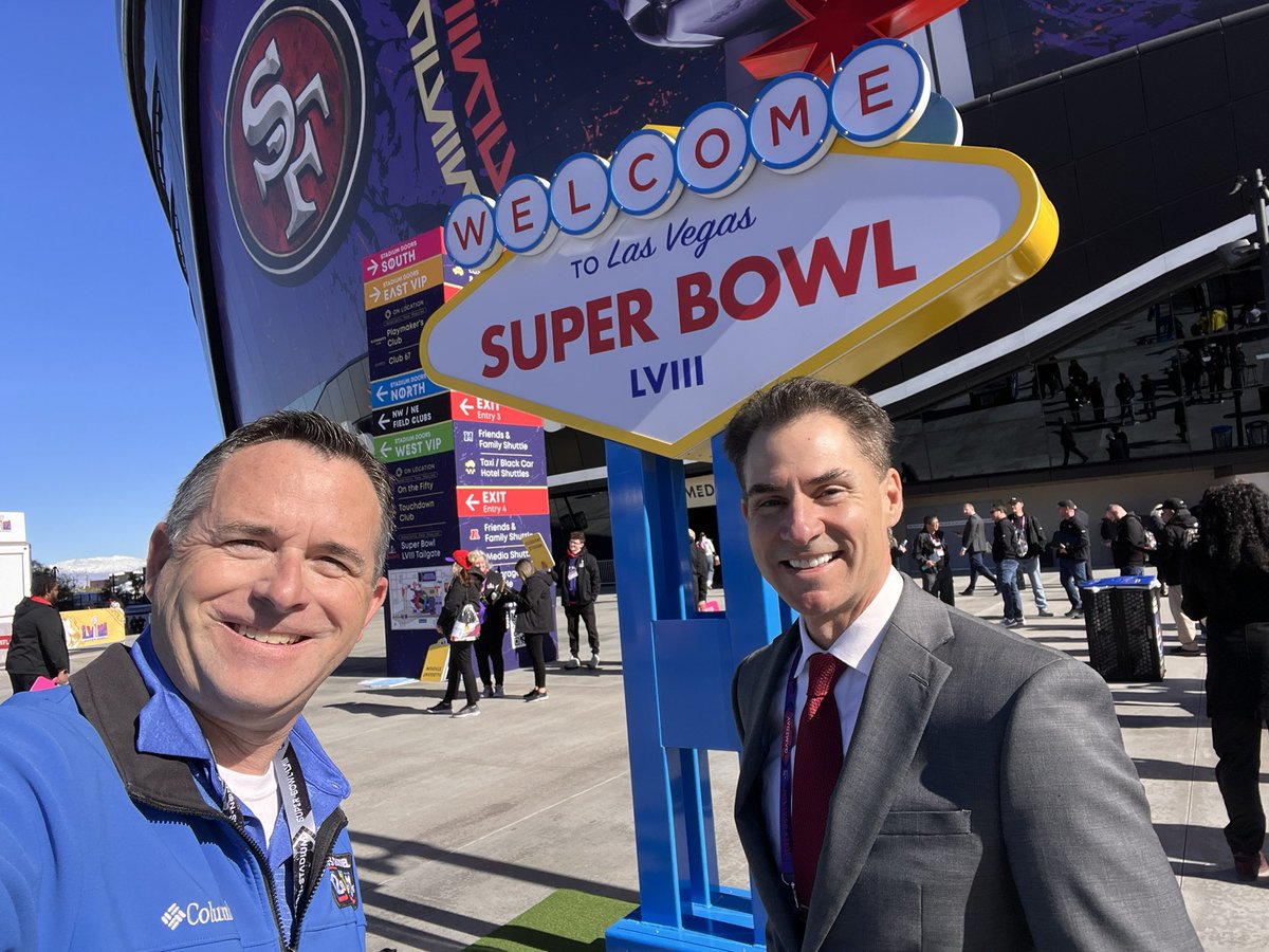 I am alongside <a href="/MikeKlanTV/">Mike Klan</a> inside Allegiant Stadium in Las Vegas getting set for kickoff of Super Bowl LVIII￼ between the 49ers and Chiefs. ￼We will have exclusive live postgame coverage on a special edition of <a href="/NewsChannel312/">News Channel 3-12</a> following the game and on our late night newscasts.
