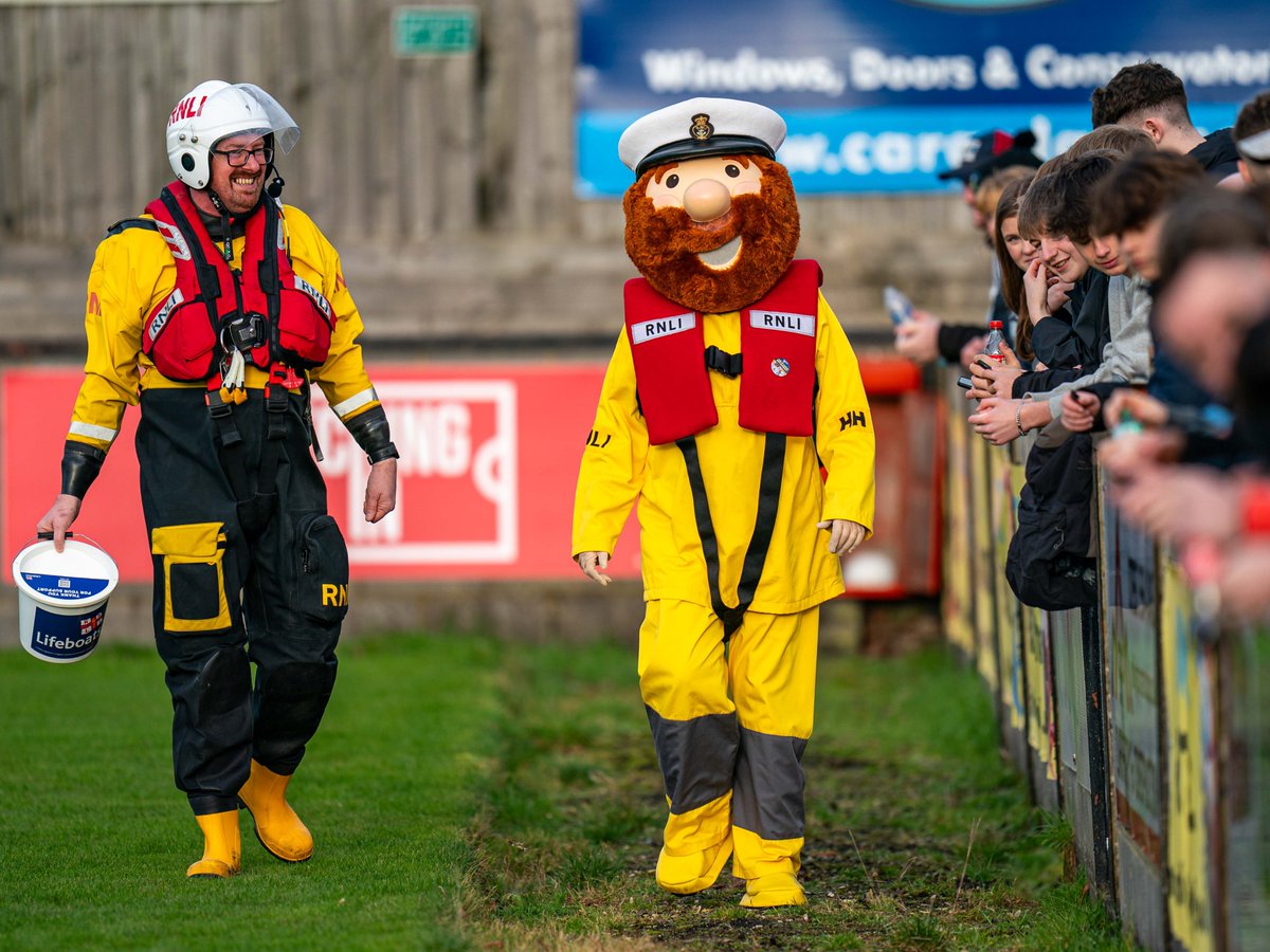SalisWiltonRNLI's tweet photo. 10/2/2024 Members of our committee, collection crew and members of the Mudeford Station incl. Stormy Stan attended The Ray Mac - home to Salisbury FC for the match vs Poole Town. The collection amount was £435. Thank you to everyone involved. Photo courtesy of Michael Berkeley. https://t.co/dMq838tVxY