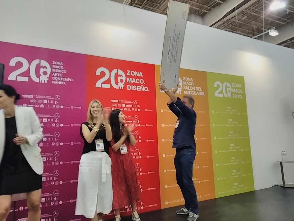 MexicoArte2014's tweet photo. ERARTA Fundation ZONA MACO Art Prize.  Un Premio de $100,000 USD sin precedentes en Ferias de Arte Internacionales: Palma #5, Jacob Gils.  Congratulations!!
@ZonaMaco #jacobgils #arte #zonamaco https://t.co/d59EFhikJe