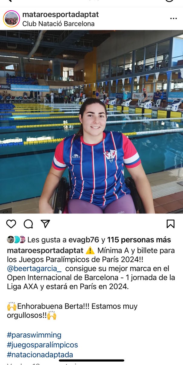 ElisClabe's tweet photo. Moltes felicitats campiona!! Orgullossos@de@tu!!💪💪💪🥳🥳 https://t.co/i0XaSZBBw7