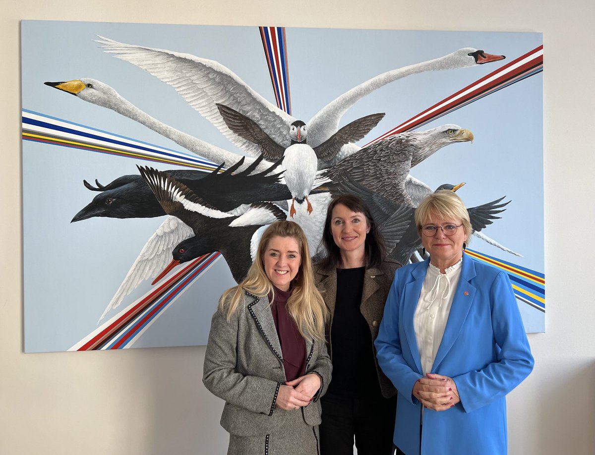 Kristina Háfoss (@kristinahafoss) on Twitter photo #Iceland holds the #NordicCouncil Presidency 2024 🇮🇸
<a href="/bryndisharalds/">Bryndís Haralds 🇺🇦</a> is president & <a href="/OddnyHardar/">Oddný Harðardóttir</a> is vicepresident 🍀
The presidency program focuses on #peace & #security in the #Arctic 💙
Looking foreward to great collaboration 🇮🇸🇫🇴🇳🇴🇦🇽🇬🇱🇸🇪🇩🇰🇫🇮
#Nordic #nrpol #Iceland holds the #NordicCouncil Presidency 2024 🇮🇸
<a href="/bryndisharalds/">Bryndís Haralds 🇺🇦</a> is president & <a href="/OddnyHardar/">Oddný Harðardóttir</a> is vicepresident 🍀
The presidency program focuses on #peace & #security in the #Arctic 💙
Looking foreward to great collaboration 🇮🇸🇫🇴🇳🇴🇦🇽🇬🇱🇸🇪🇩🇰🇫🇮
#Nordic #nrpol
