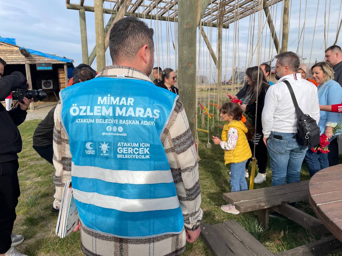 atakumakgenclik's tweet photo. 📍Cumhur İttifakı AK Parti Atakum Belediye Başkan Adayımız sn.Mimar Özlem Maraş Hanımefendi ile birlikte Adventure Park'ta Bulunan Vatandaşlarımızla Hasbial Ettik. https://t.co/PEpJQqrv5g