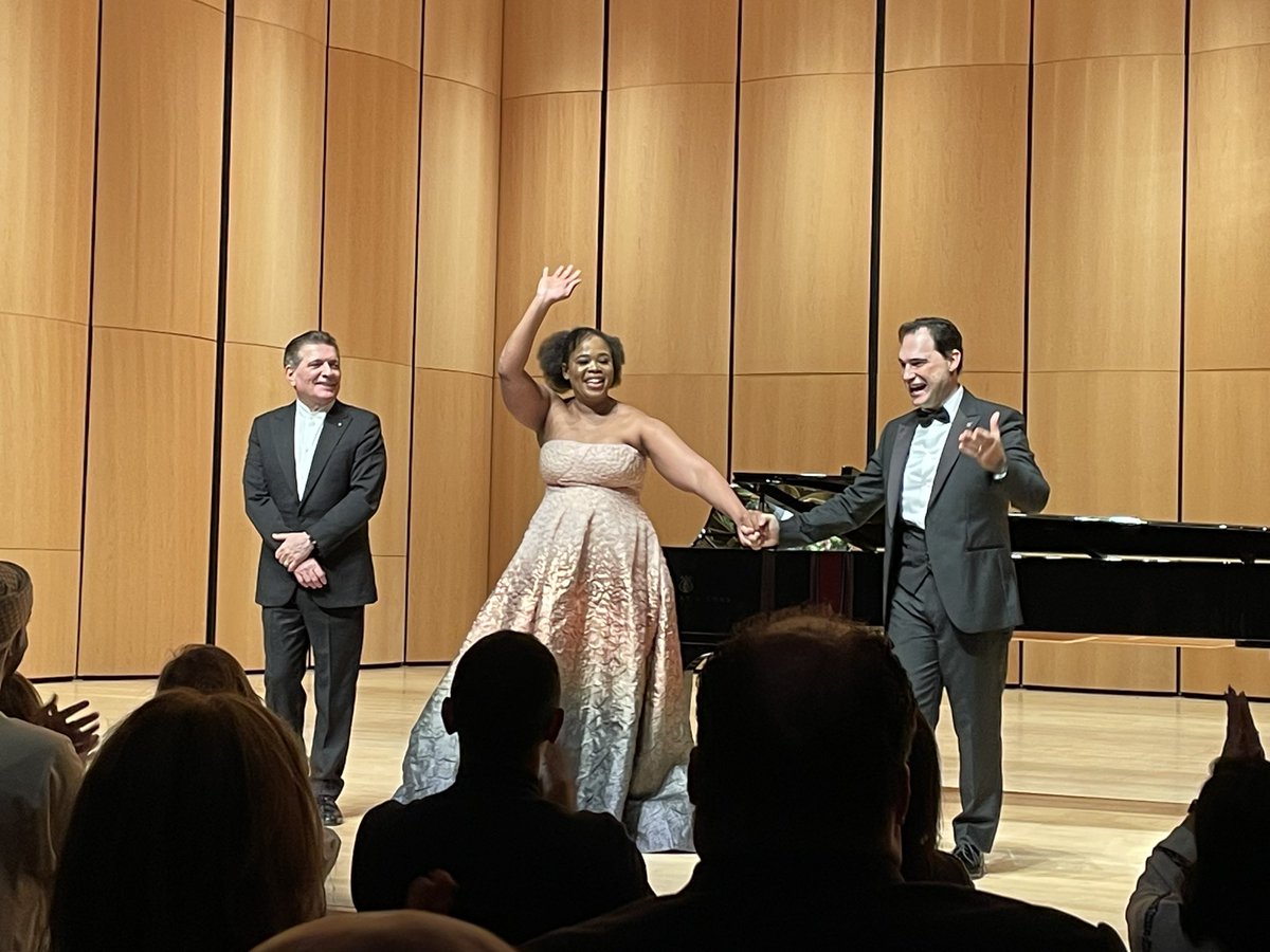 The phenomenal voice of <a href="/PrettyYende/">Pretty Yende</a> in recital at #ADF2024 tonight @NYUADArtsCenter 👏👏👏