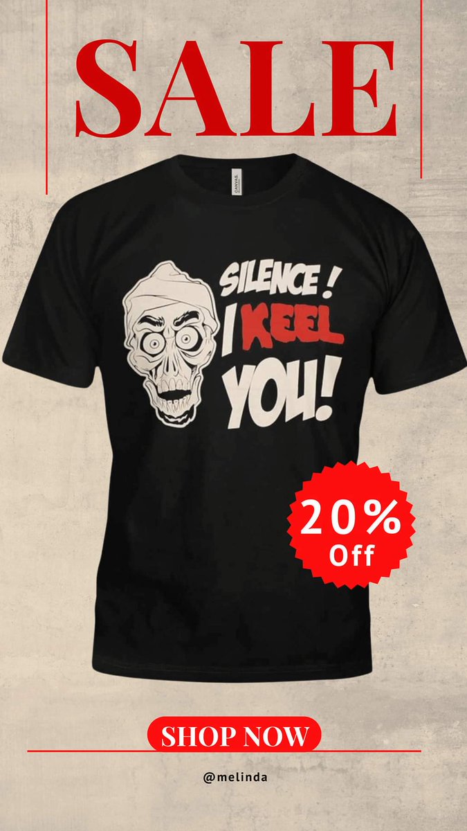 chiro780's tweet photo. Jeff Dunham Achmed Silence I Keel You TShirt:  This officially licensed
Order here If you want one: 
https://t.co/aQelY3ZphY

 #shut #hell #up #jeff #dunham #shirt #jeffbezos #katherinedunham #tshirt #jeffdunham #walter #achmedthedeadterrorist #peanut #silenceIkeelyou #achmed https://t.co/BByaQ0EBpS
