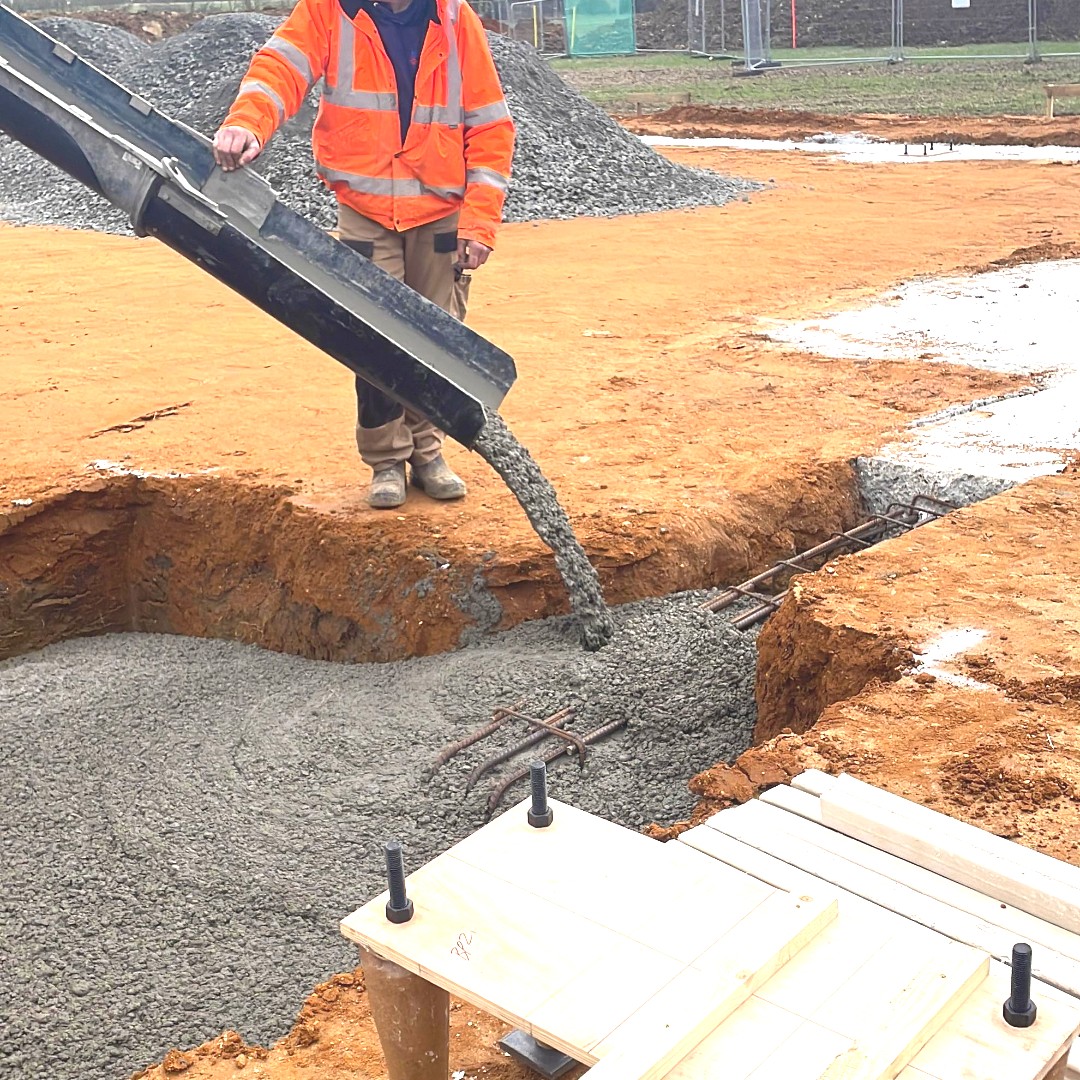 TuckwellGroup's tweet photo. Exciting progress is being made on our Worlingworth Depot's new workshop!
Concrete for the foundations is going in!
#ConstructionProgress #WorkshopUpdate #ConcretePour #BuildingFoundations #ConstructionZone #WorkInProgress #NewWorkshop #Concrete #DeliveryTrucks https://t.co/2de7k8mC5c
