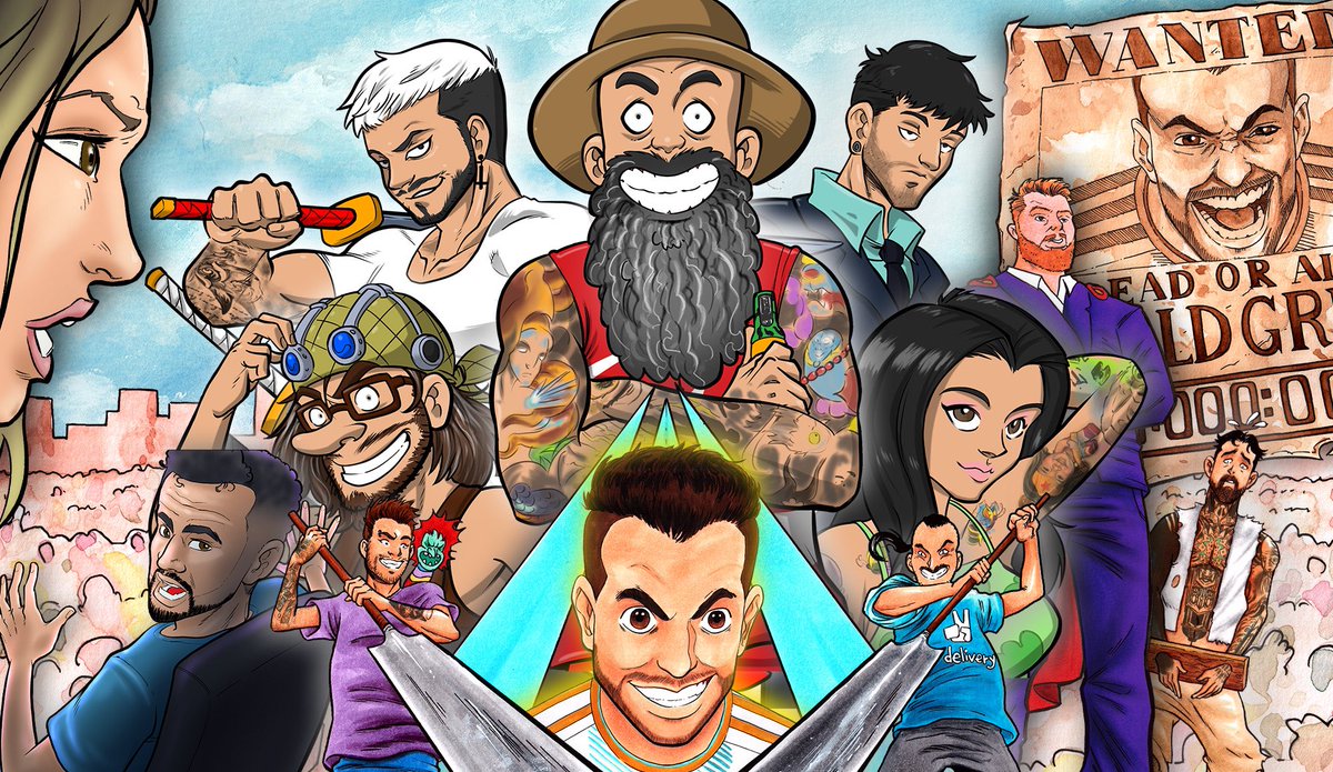 roblertattoo's tweet photo. El mundo del Tatuaje se merecía un Canal de Twitch!! Os presento el Trailer Oficial con la actuación animada de los mejores!! Mi Rewind Hispano , modo pobre jajaj!
@illojuan @IbaiLlanos @TheGrefg  @mariaisabelrr9 @elxokas @auronplay 
https://t.co/HHouCHQRJ7 https://t.co/F9xdHAU0oD