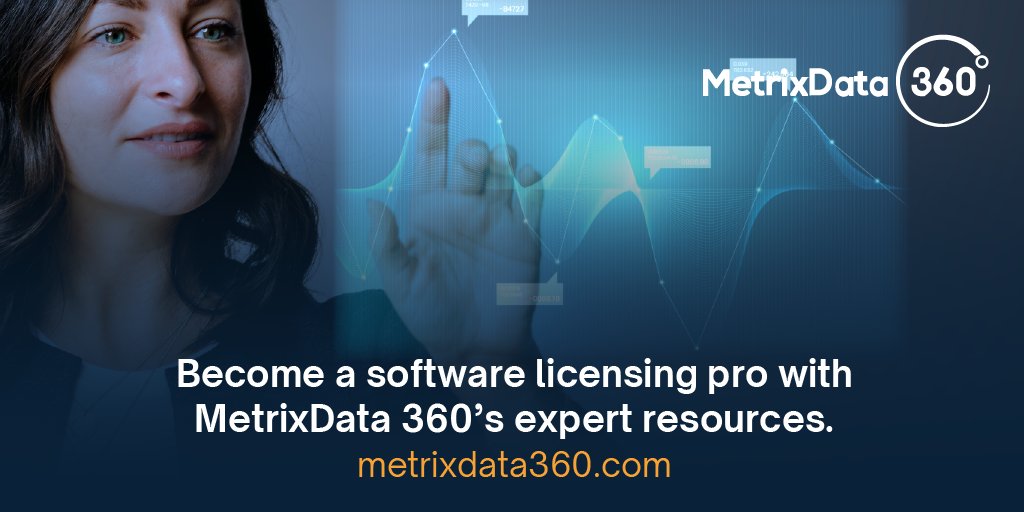 austinmik's tweet image. Become a software licensing pro with #MetrixData 360’s expert resources. Stay ahead of the ever-evolving licensing landscape. Explore resources. #licensingPro #SoftwareResources
hubs.li/Q02h5V9z0