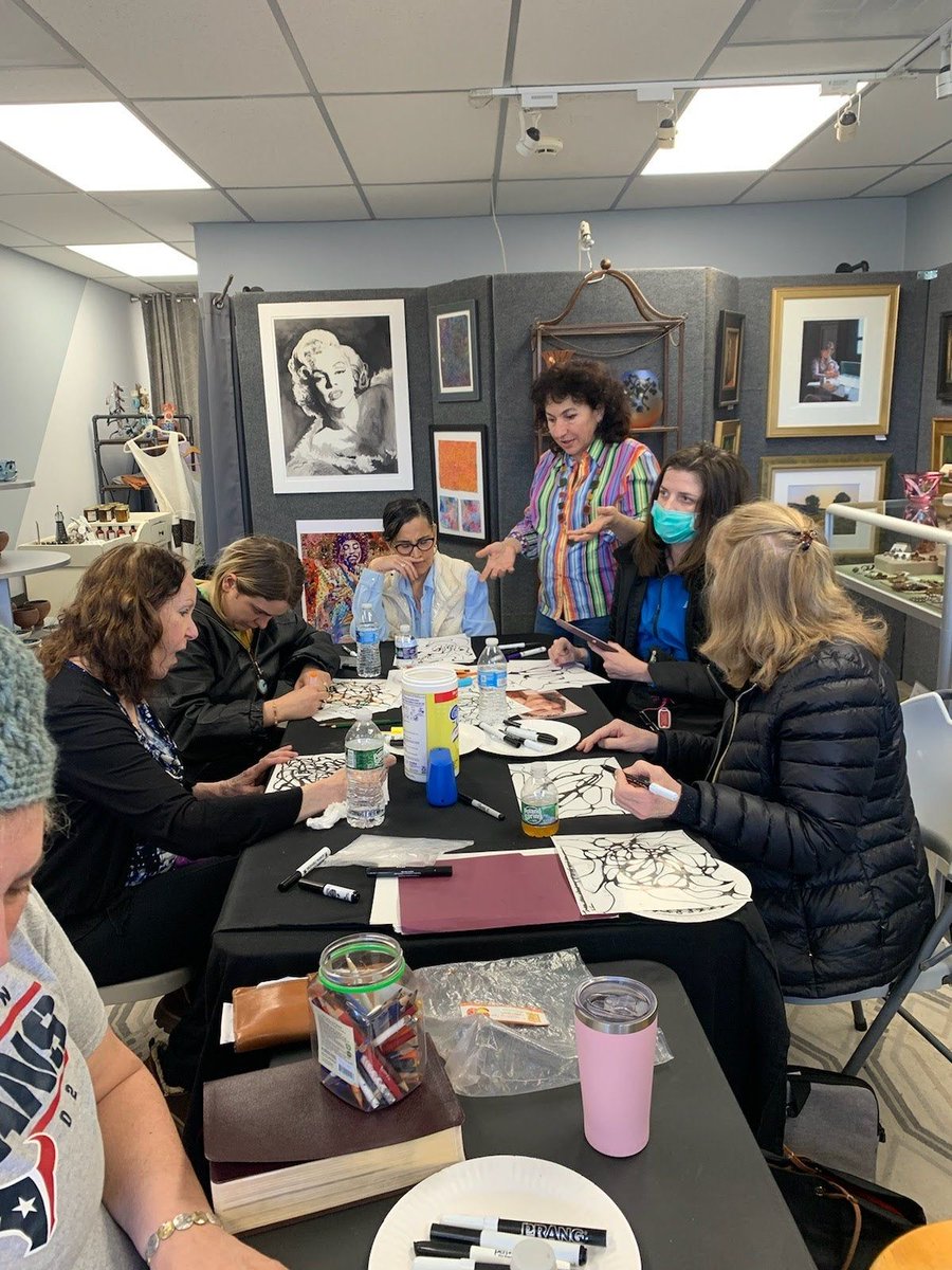 Neurographica Executive Art Therapy with Ryna Arshakyan on Friday, February 16 @ 2 PM in Ramsey, NJ.

 buff.ly/3uwIX0Y

#ArtTherapy #drawingtherapy #executivementalhealth